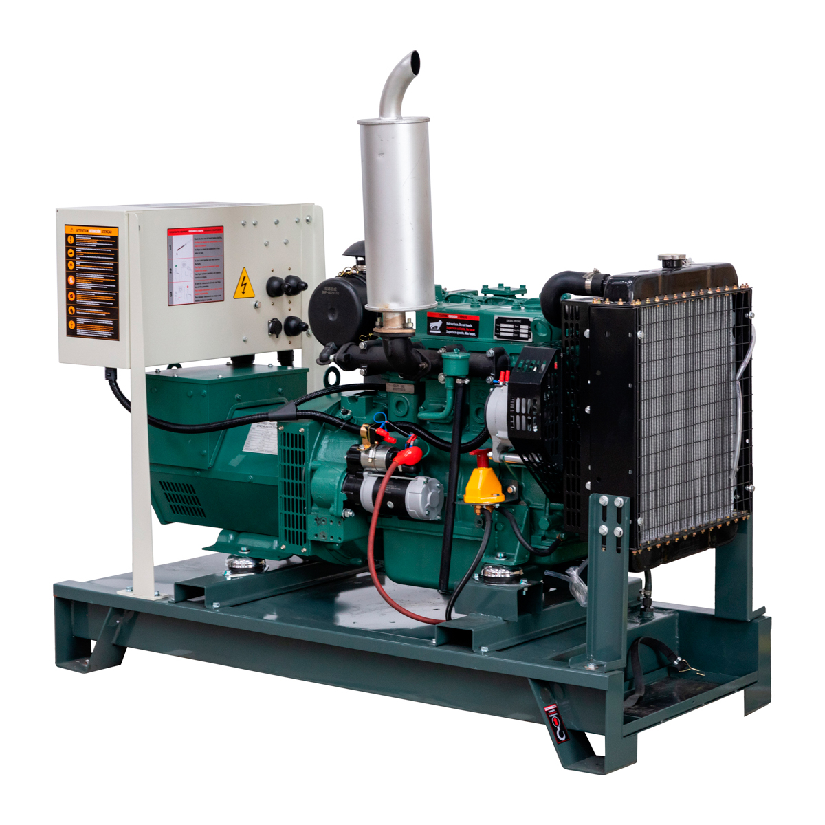 Gerador de Energia a Diesel TDMG30E3– ATS Partida Automática 30KVA 60Hz Refrigeração a Água Trifásico 380V TOYAMA