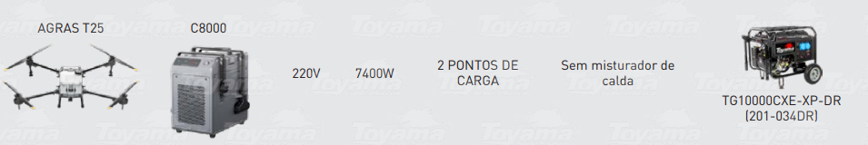Toyama Gerador de Energia a Gasolina TG10000CXE-XP-DR Dji - Imagem 3