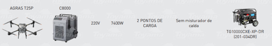 Toyama Gerador de Energia a Gasolina TG10000CXE-XP-DR Dji - Imagem 4