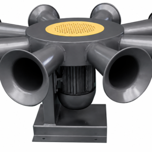 Sirene Eletromecânica Industrial RT28TT 5000 m 127 dB 8 Cornetas